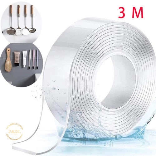 FADI. tape Nano Double Sided Tape Transparent Traceless Waterproof tape Adhesive double Tape - PindiPop