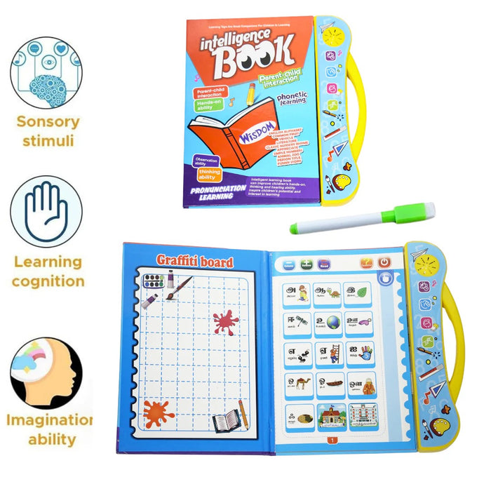 English Finger Reading Voice Book for Children - Smart Learning Toy E-Book - PindiPop
