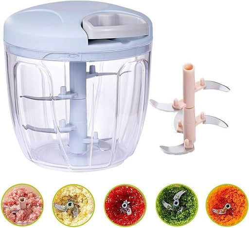 Speedy Hand Pull Chopper – 900ml, 5 Blades - PindiPop