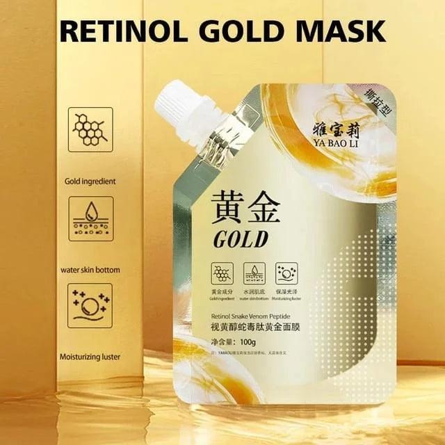 Retinol Gold Anti-Aging Firming Facial Mask – 100ML - PindiPop