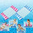 4-in-1 Inflatable floating chair Hammock Swimming Pool Inflatable Water Hammock, Foldable Floating Hammock Float Ultralight, Lounger Float for Adult Beach Party Holiday - PindiPop