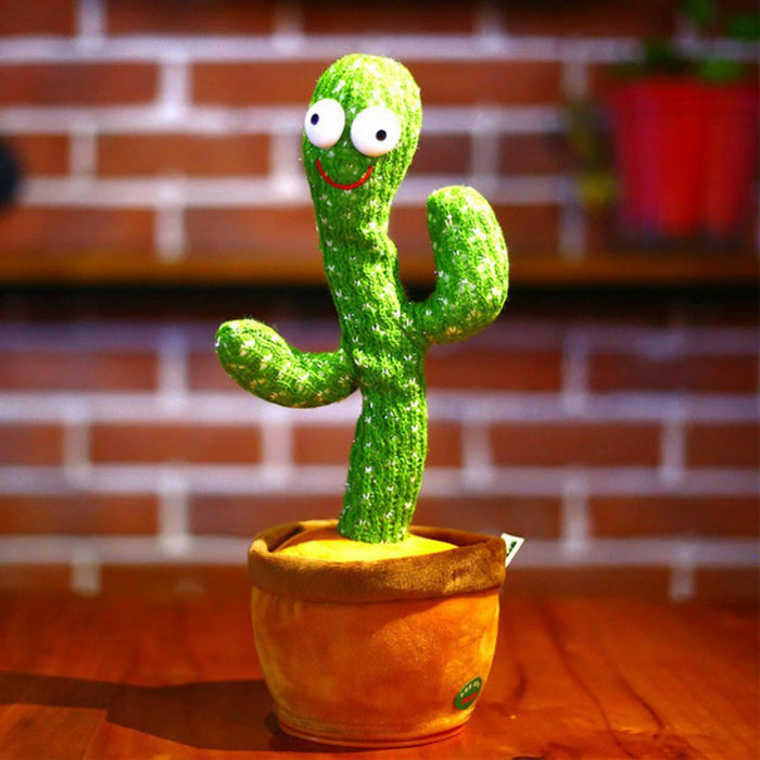 Dancing Cactus Toy – Talking, Singing & Light-Up Fun for Kids - PindiPop