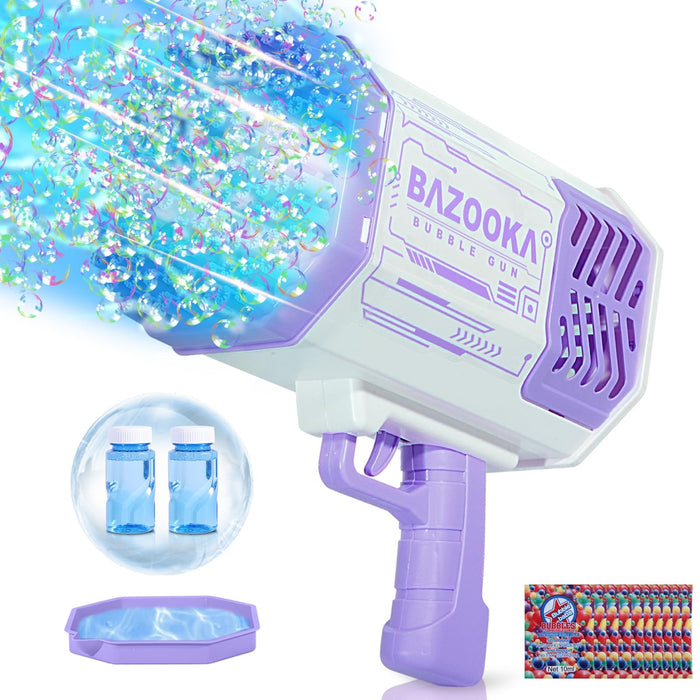 Petrella Bubble Gun Bazooka Bubble Machine Gun Bubbles for Kids TIK Tok Gifts 3 4 5 6 7 8 9 10 11 12 Years Old Bubble Blaster Blower 36 holes - PindiPop