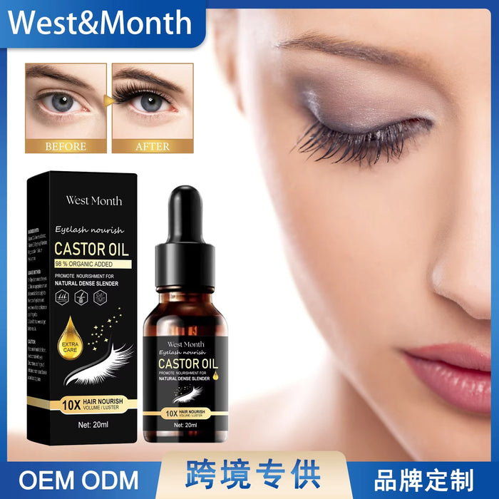 Sadoer Castor Oil Serum – Eyebrow & Eyelash Growth Enhancer (15ml) - PindiPop