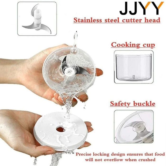 Mini Rechargeable Electric Food Chopper – 250ml - PindiPop