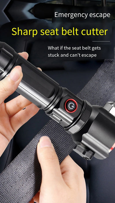 Ultra-Bright emergency 1KM Flashlight – 8800mAh & Power Bank SOS Mode
