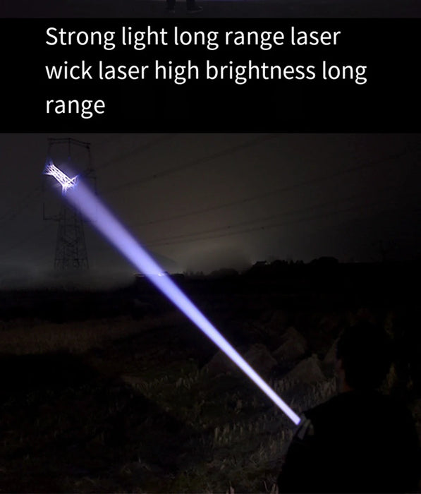 Ultra-Bright emergency 1KM Flashlight – 8800mAh & Power Bank SOS Mode