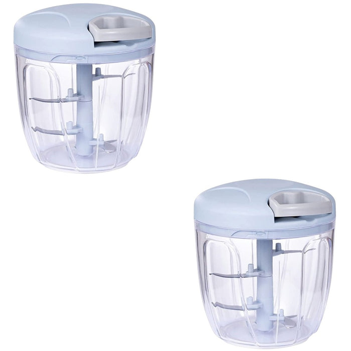 Speedy Hand Pull Chopper – 900ml, 5 Blades - PindiPop
