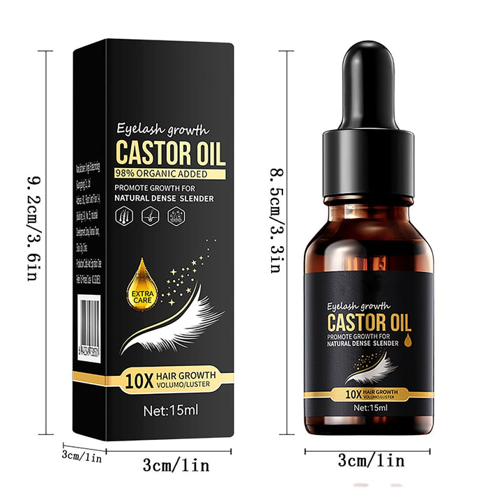 Sadoer Castor Oil Serum – Eyebrow & Eyelash Growth Enhancer (15ml) - PindiPop