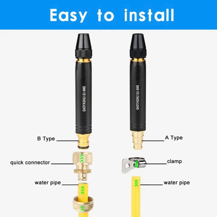 Adjustable Water Pressure Washer Nozzle for Car Wash and Garden Watering With Multiple Spray Modes /Car Washer/ Water Sprinkler - PindiPop
